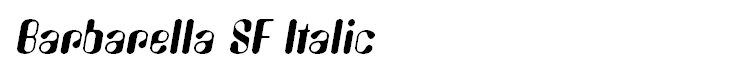 Barbarella SF Italic