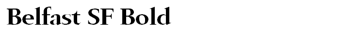 Belfast SF Bold