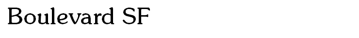 Boulevard SF