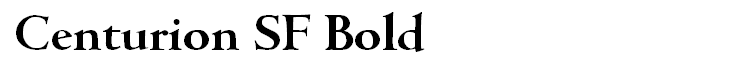 Centurion SF Bold