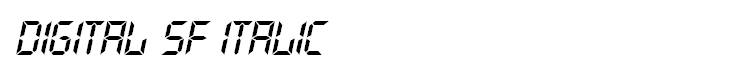 Digital SF Italic