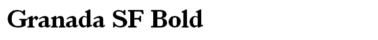 Granada SF Bold