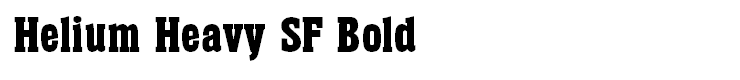 Helium Heavy SF Bold