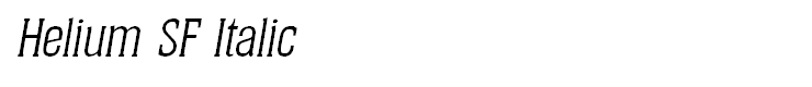Helium SF Italic