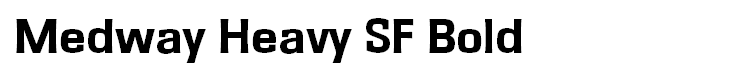 Medway Heavy SF Bold