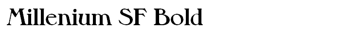 Millenium SF Bold