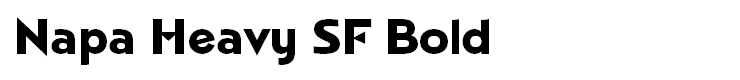 Napa Heavy SF Bold