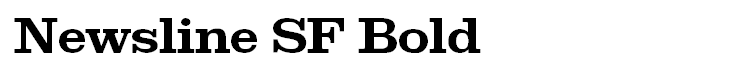 Newsline SF Bold