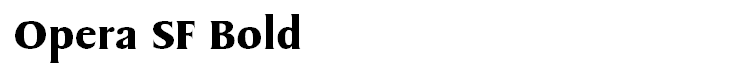 Opera SF Bold