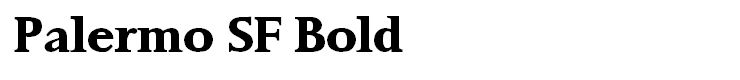 Palermo SF Bold