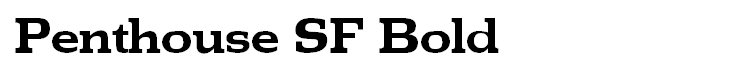 Penthouse SF Bold