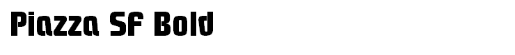 Piazza SF Bold