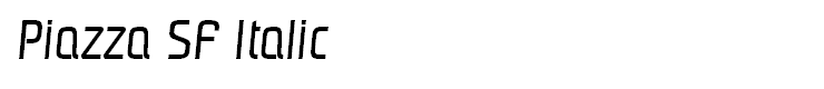 Piazza SF Italic