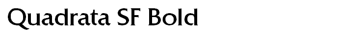 Quadrata SF Bold