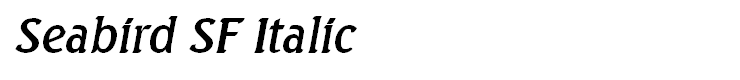 Seabird SF Italic