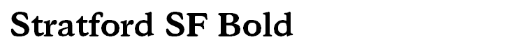 Stratford SF Bold