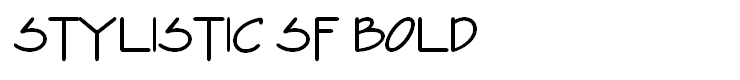 Stylistic SF Bold