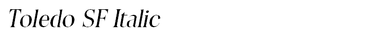 Toledo SF Italic