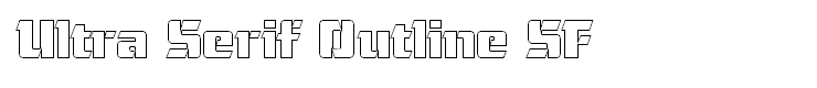 Ultra Serif Outline SF