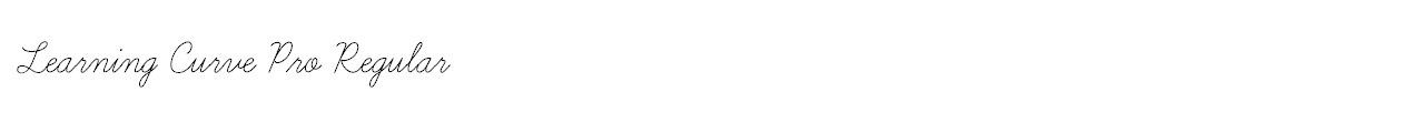 Learning Curve Pro Regular